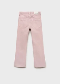Flared jeans with studs