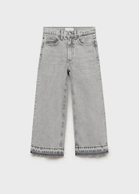 Jeans culotte mid-waist comfort