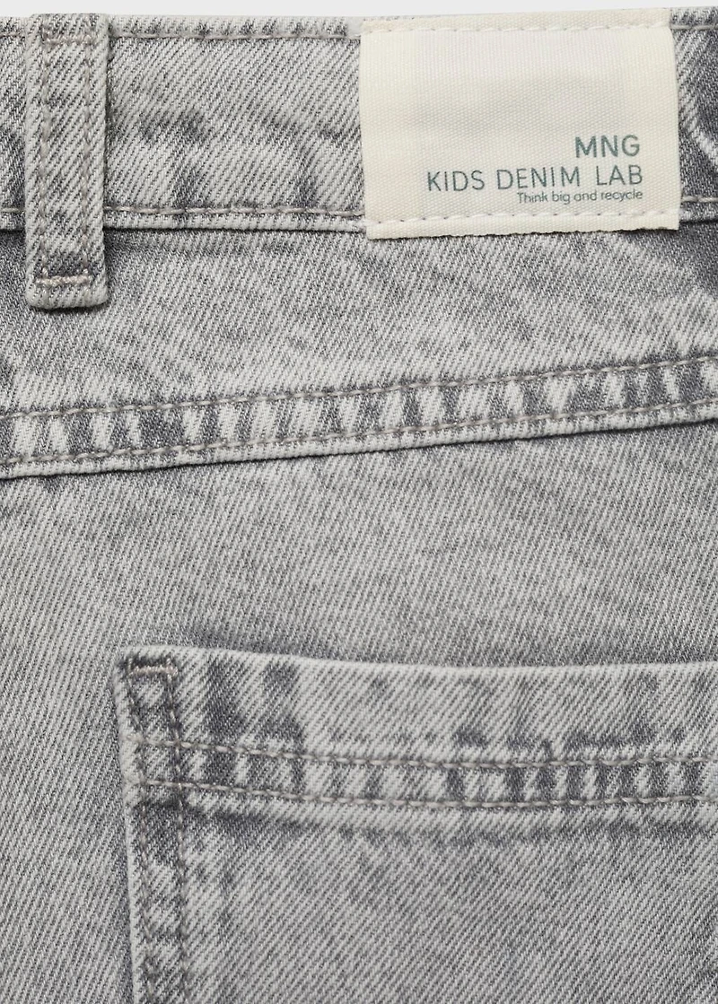 Jeans culotte mid-waist comfort