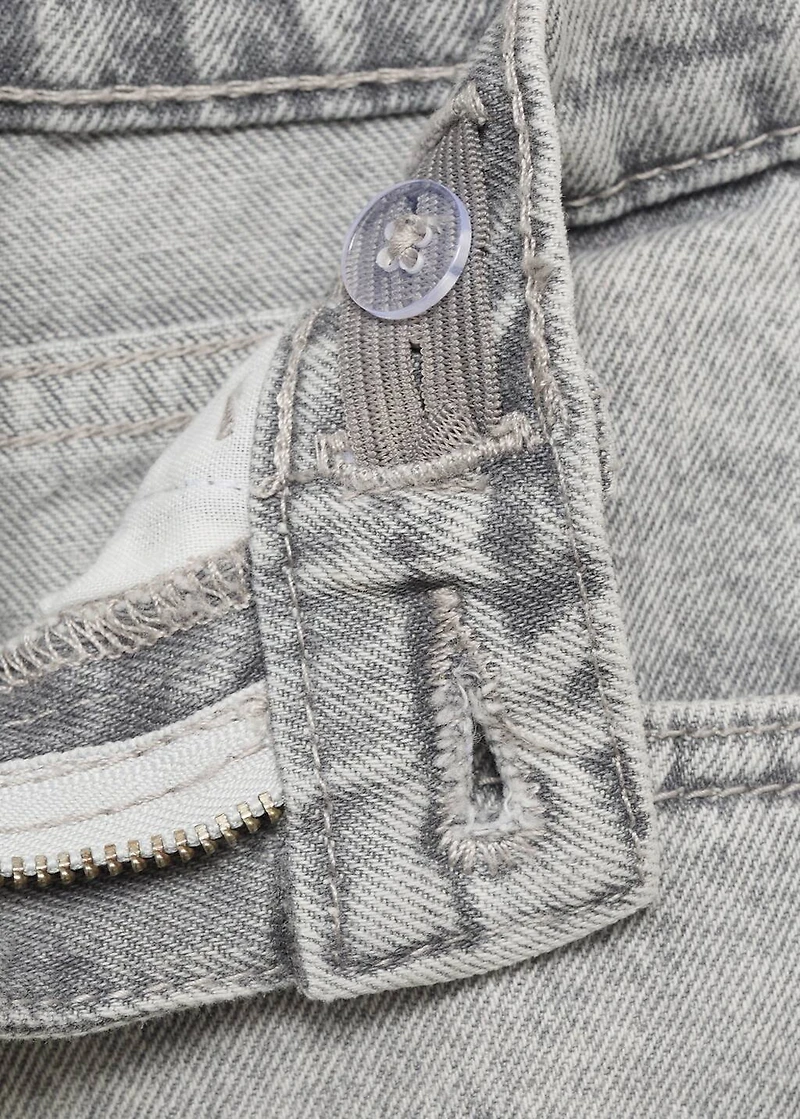 Jeans culotte mid-waist comfort