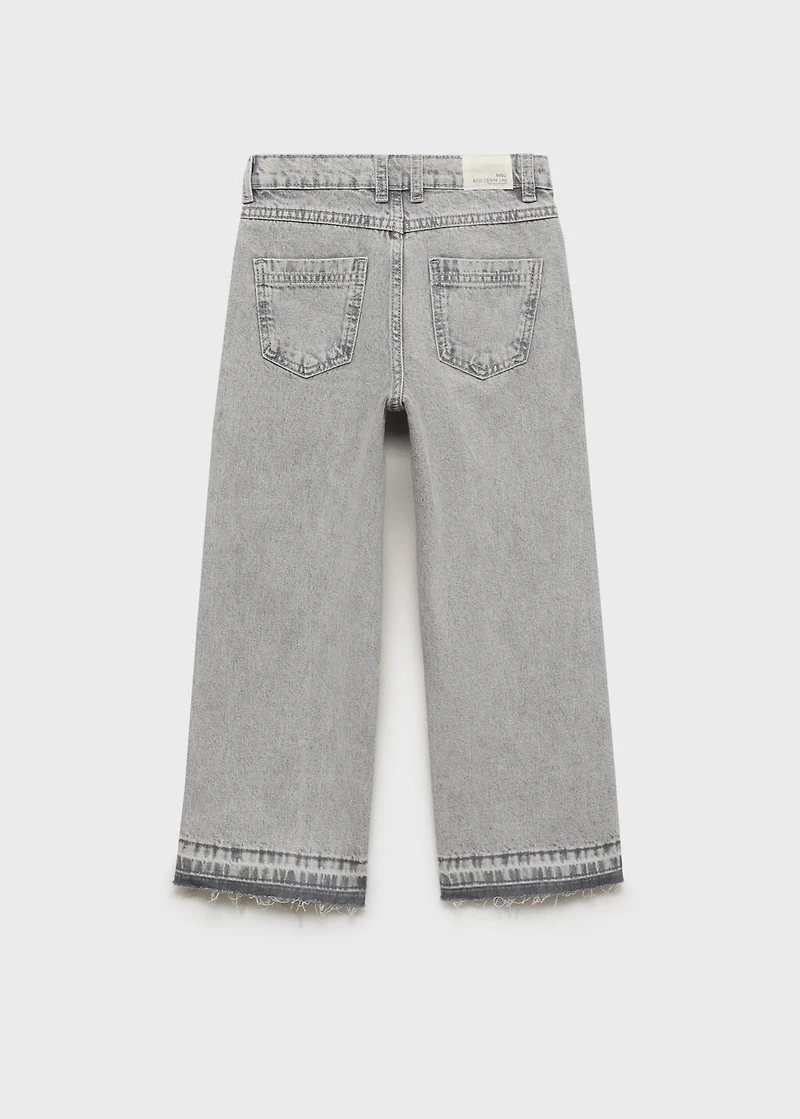 Jeans culotte mid-waist comfort