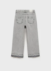 Jeans culotte mid-waist comfort