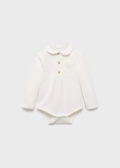 Polo-neck body with pocket