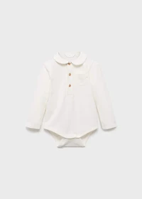 Polo-neck body with pocket