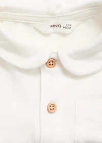 Polo-neck body with pocket