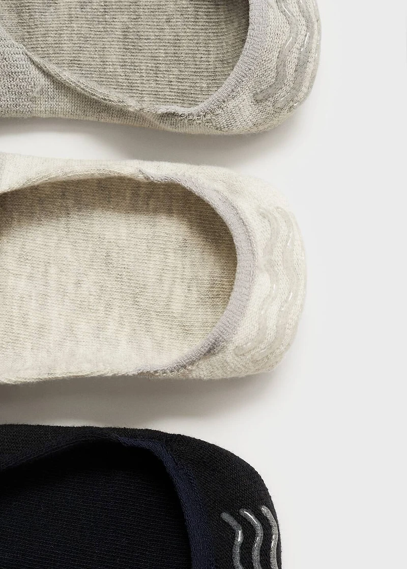 3-pack of invisible socks