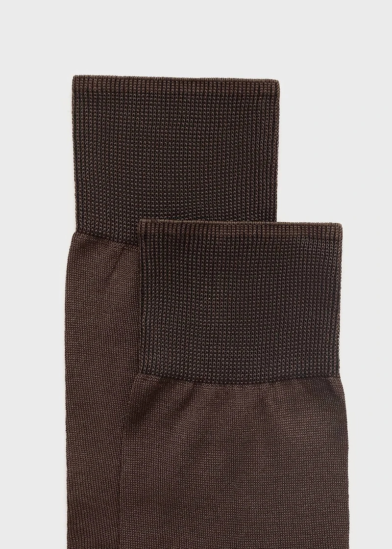 Pack of 2 long cotton socks