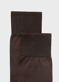 Pack of 2 long cotton socks