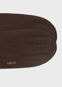 Pack of 2 long cotton socks
