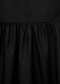 Halter dress with crossed back