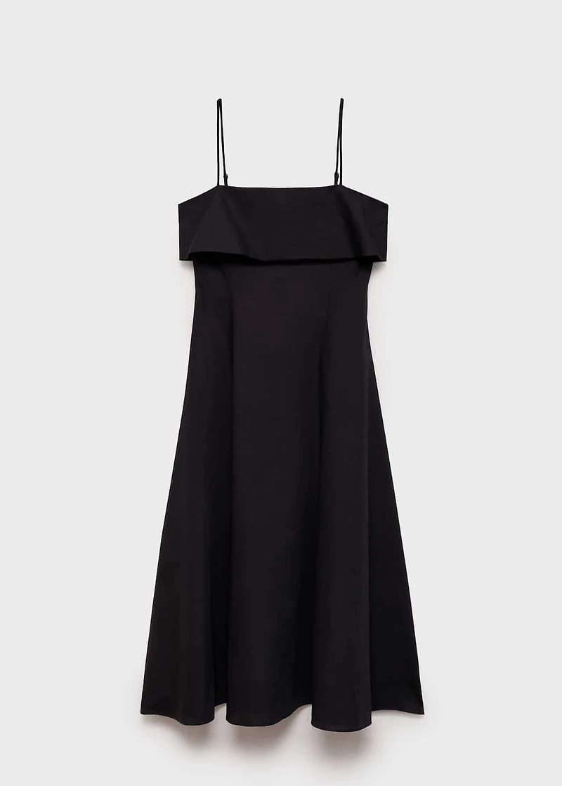Flared cotton dress