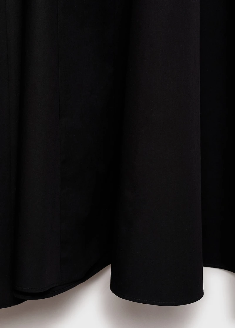 Flared cotton dress