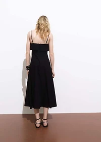 Flared cotton dress