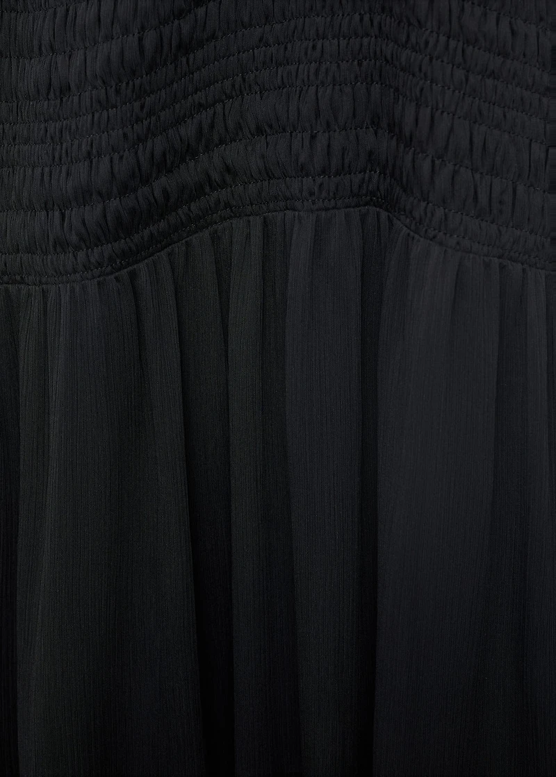 Ruffled maxi dress