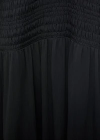 Ruffled maxi dress