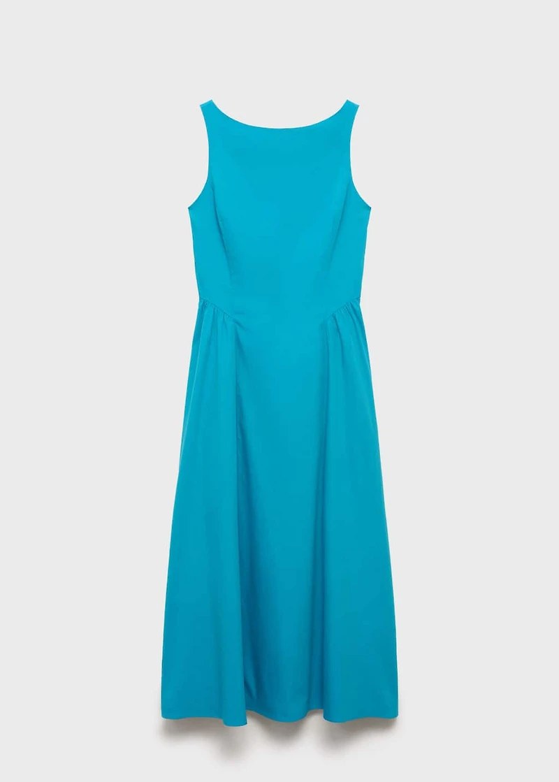 Flared midi-dress