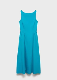 Flared midi-dress