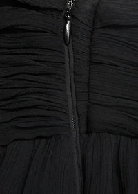 Strapless maxi-dress