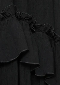 Strapless maxi-dress