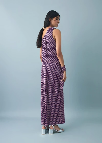Flowy printed skirt