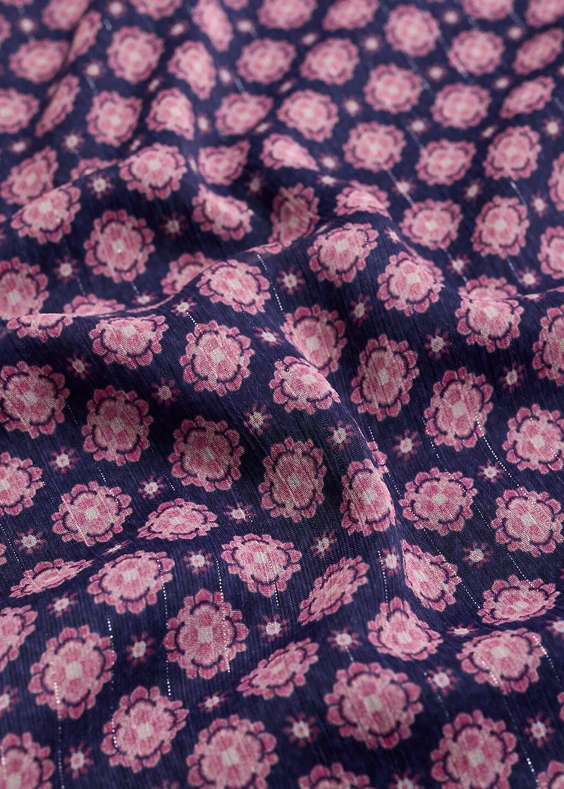 Flowy printed skirt