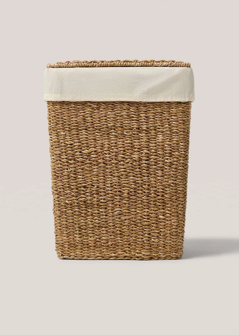 Medium seagrass clothes basket