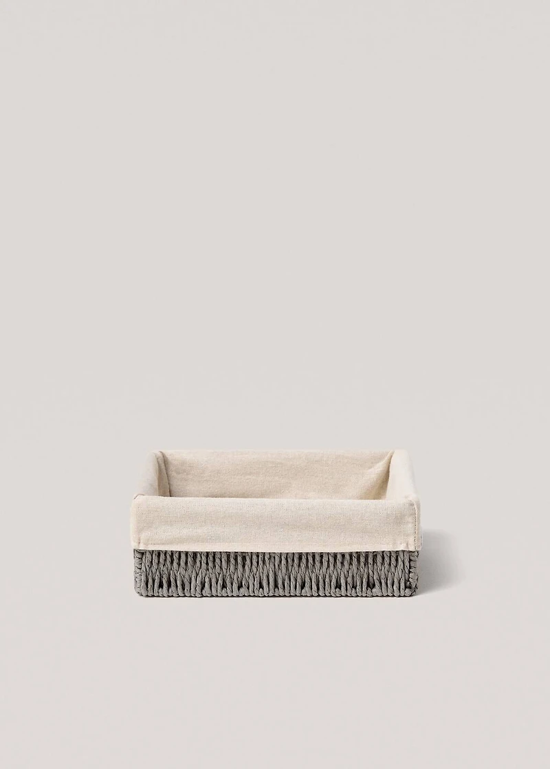 Large rectangular paper basket