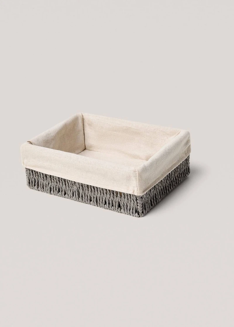 Large rectangular paper basket