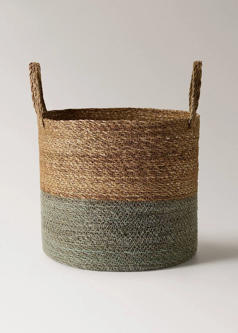 Bicolor seagrass basket