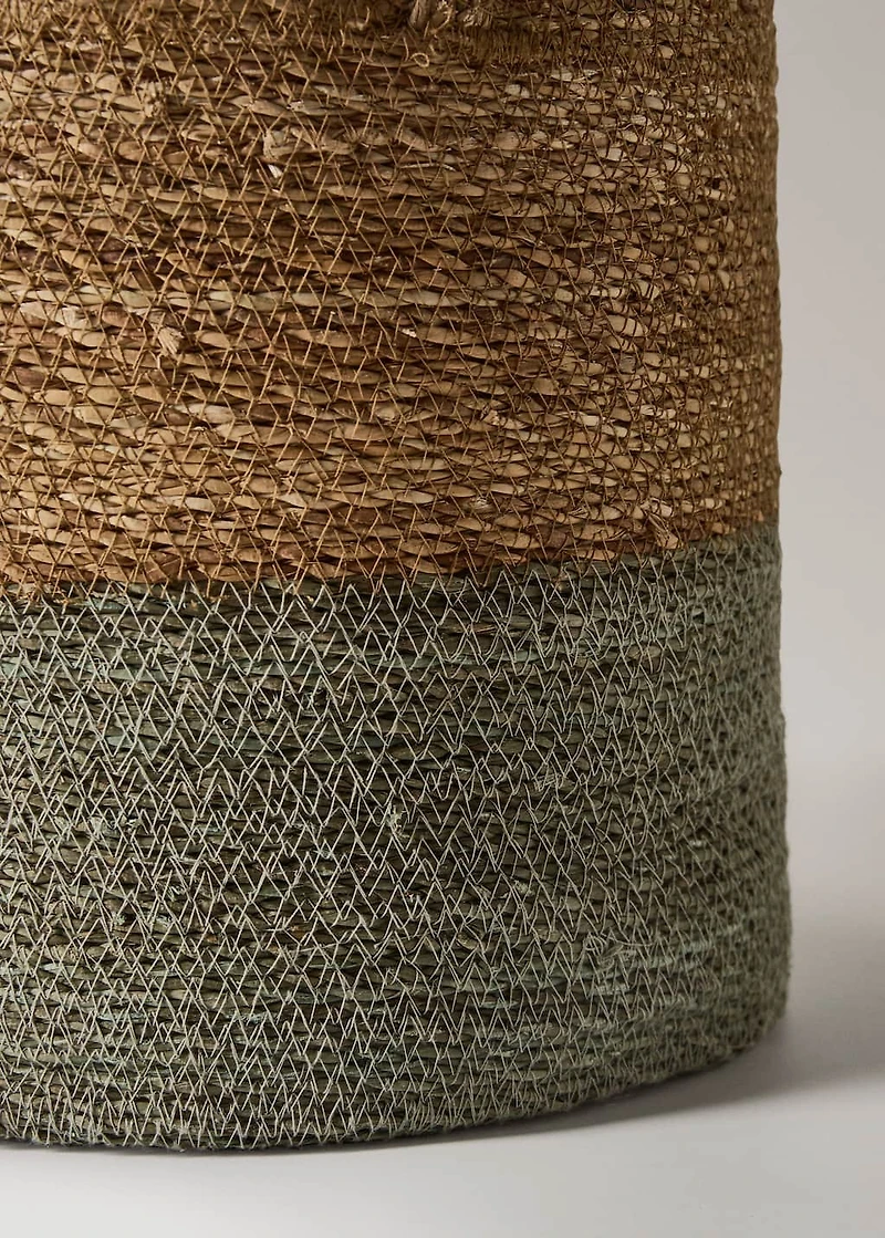 Bicolor seagrass basket