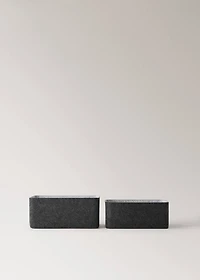 Medium felt box with handles