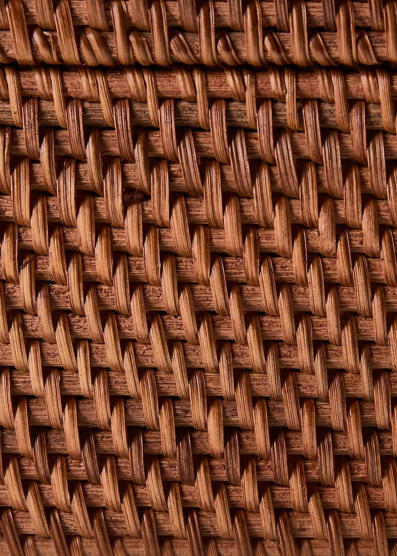 Small thin rattan box