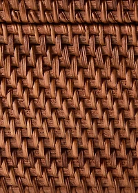 Small thin rattan box