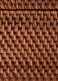 Medium thin rattan box