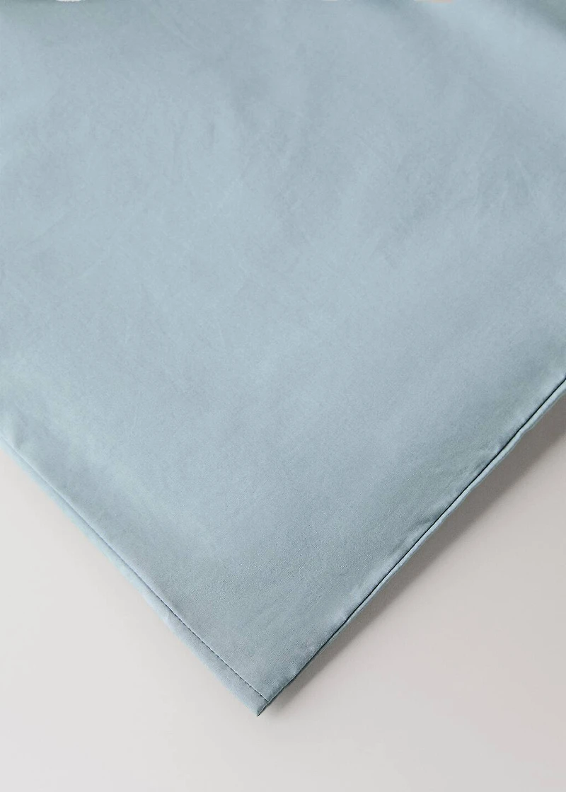 Cotton percale duvet cover for 90cm bed