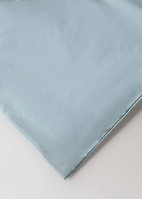 Cotton percale duvet cover for 90cm bed