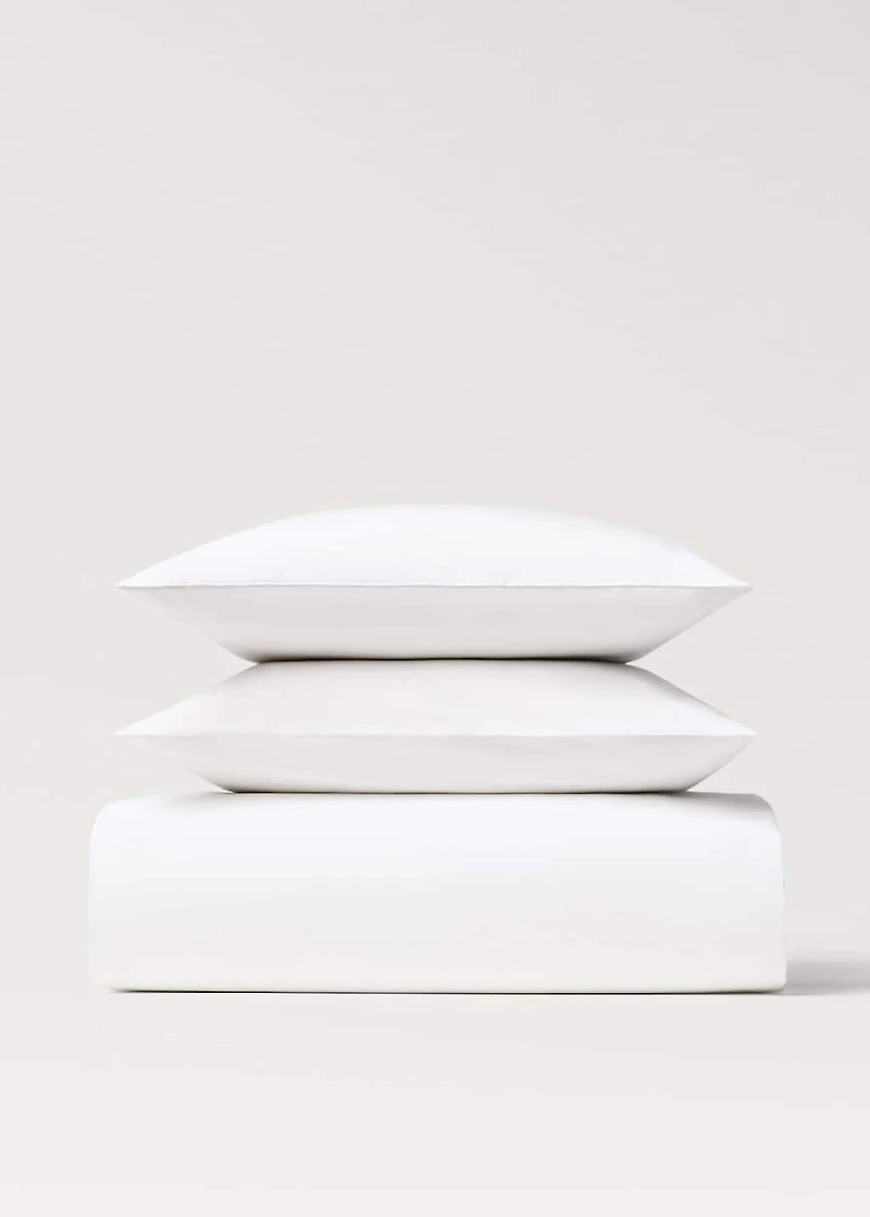 300-thread count cotton percale duvet cover for cm bed
