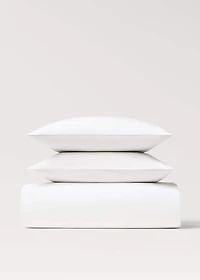 300-thread count cotton percale duvet cover for cm bed