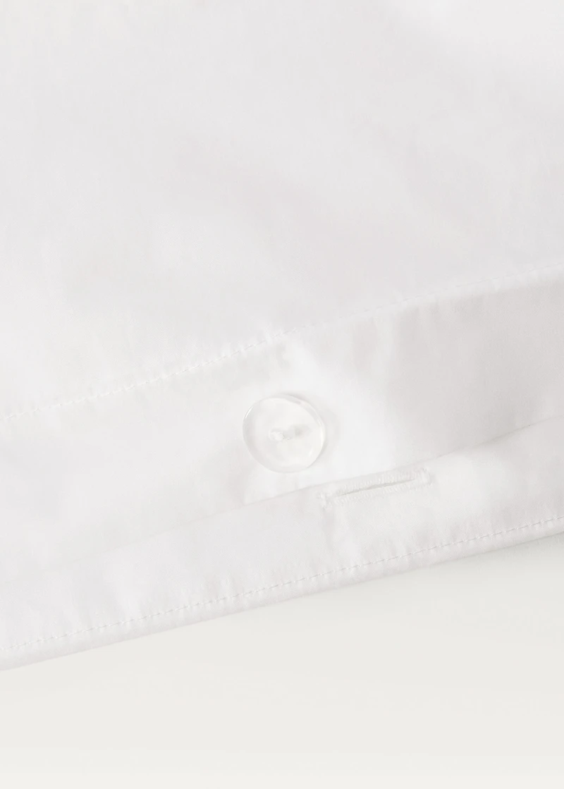 300-thread count cotton percale duvet cover for cm bed