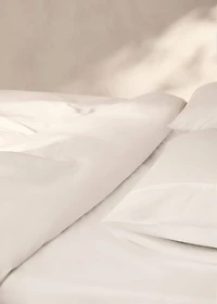 300-thread count cotton percale duvet cover for cm bed
