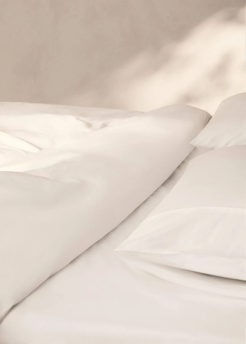 300-thread count cotton percale duvet cover for 135/140 cm bed