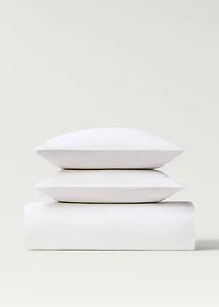 500-thread cotton percale duvet cover for 135 cm bed