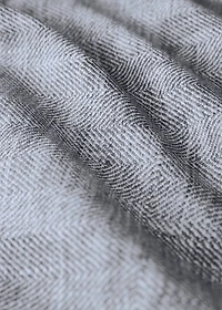 200-thread count percale cotton herringbone-print duvet cover for cm bed