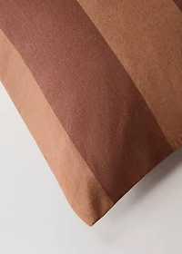 500-thread cotton percale striped duvet cover for 150/160 cm bed