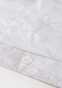 Percale cotton duvet cover with blurred floral print for cm bed
