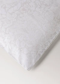 Percale cotton duvet cover with blurred floral print for cm bed