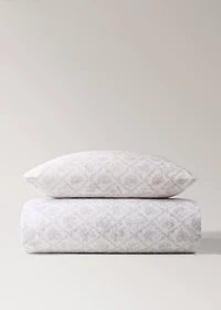Toile de Jouy percale cotton duvet cover for 90 cm bed
