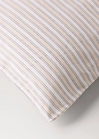 Children's percale cotton duvet cover with fine stripe print for 90 cm bed