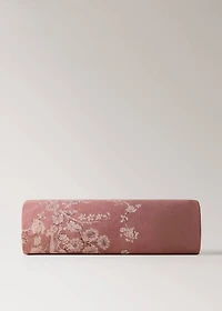 Percale cotton floral-print duvet cover for 90 cm bed