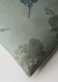 200-thread count percale cotton duvet cover with blurred floral print for cm bed